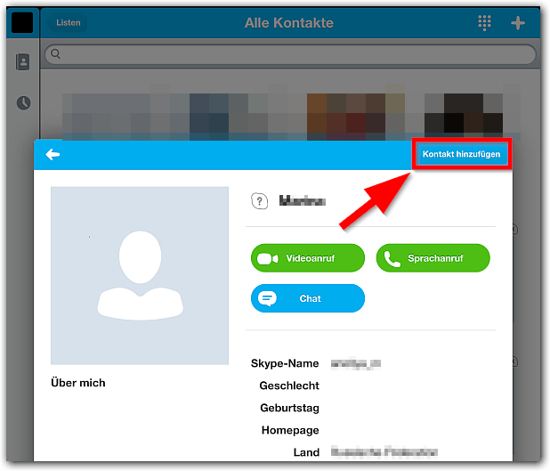 skype for business mac kontakte hinzufügen